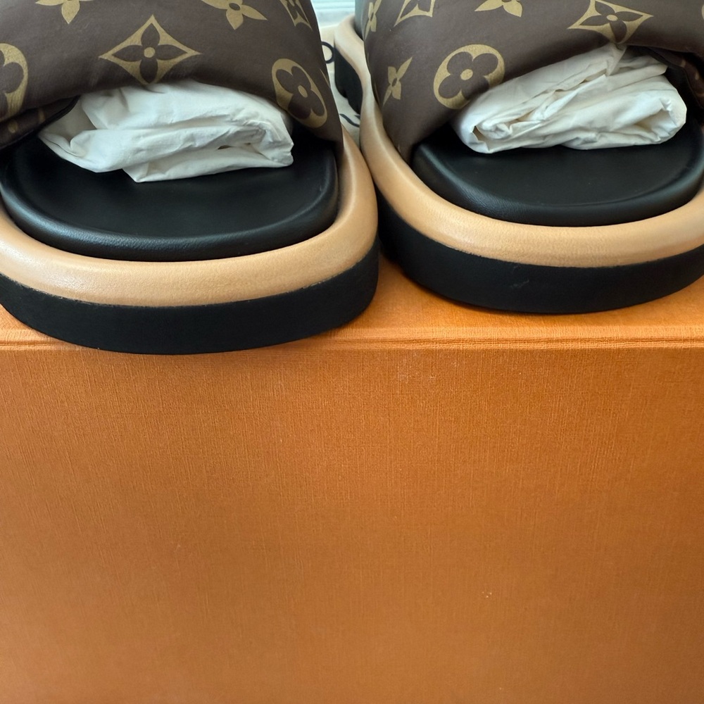 Louis Vuitton Monogram Pillow Slides - Picture 4 of 7
